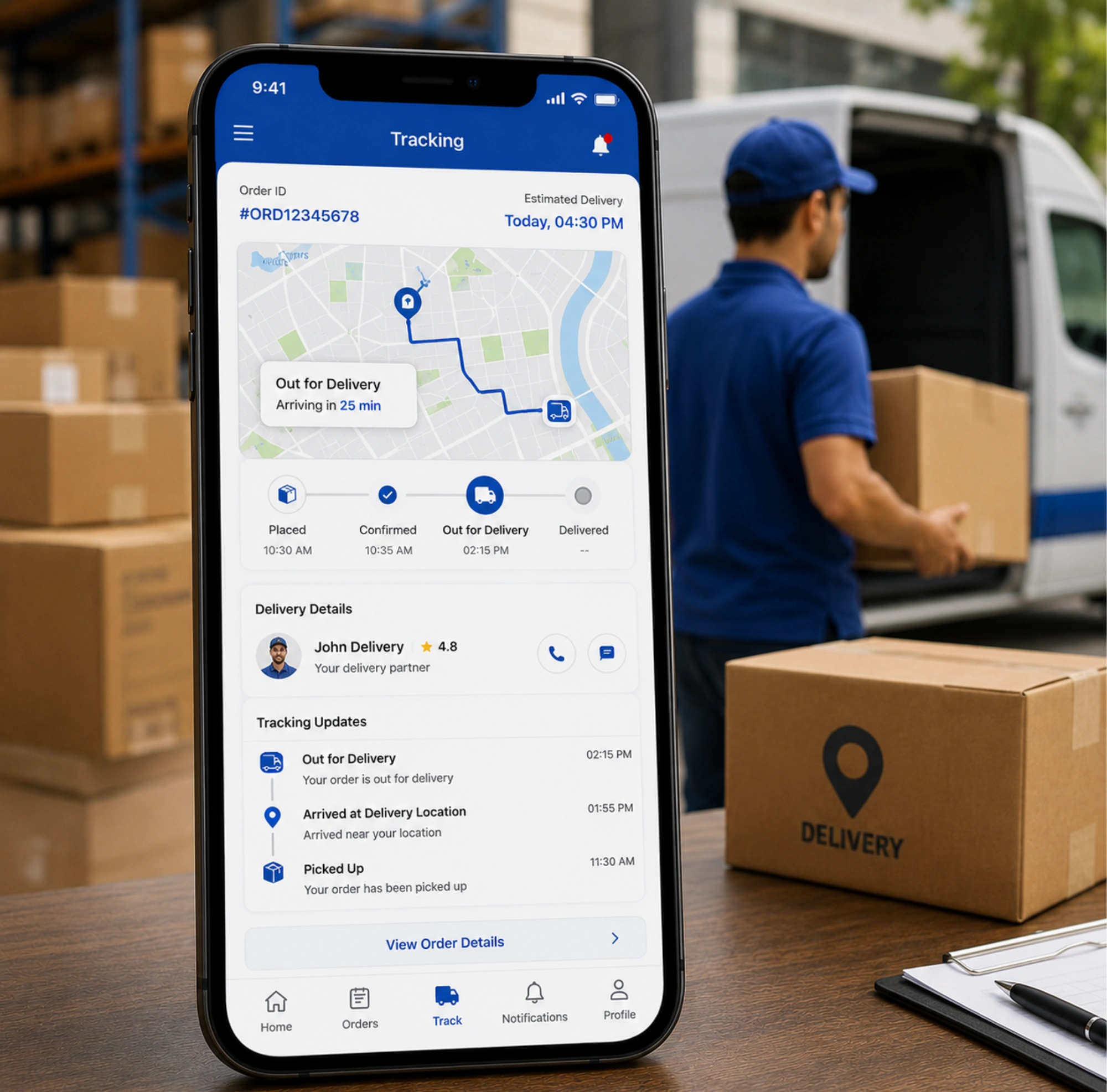 Delivery Tracking Apps